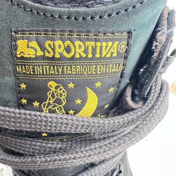 La Sportiva Men Size EU 38.5 US 6.5 Black Leather Mountaineering Hiking Boot - Picture 14 of 16